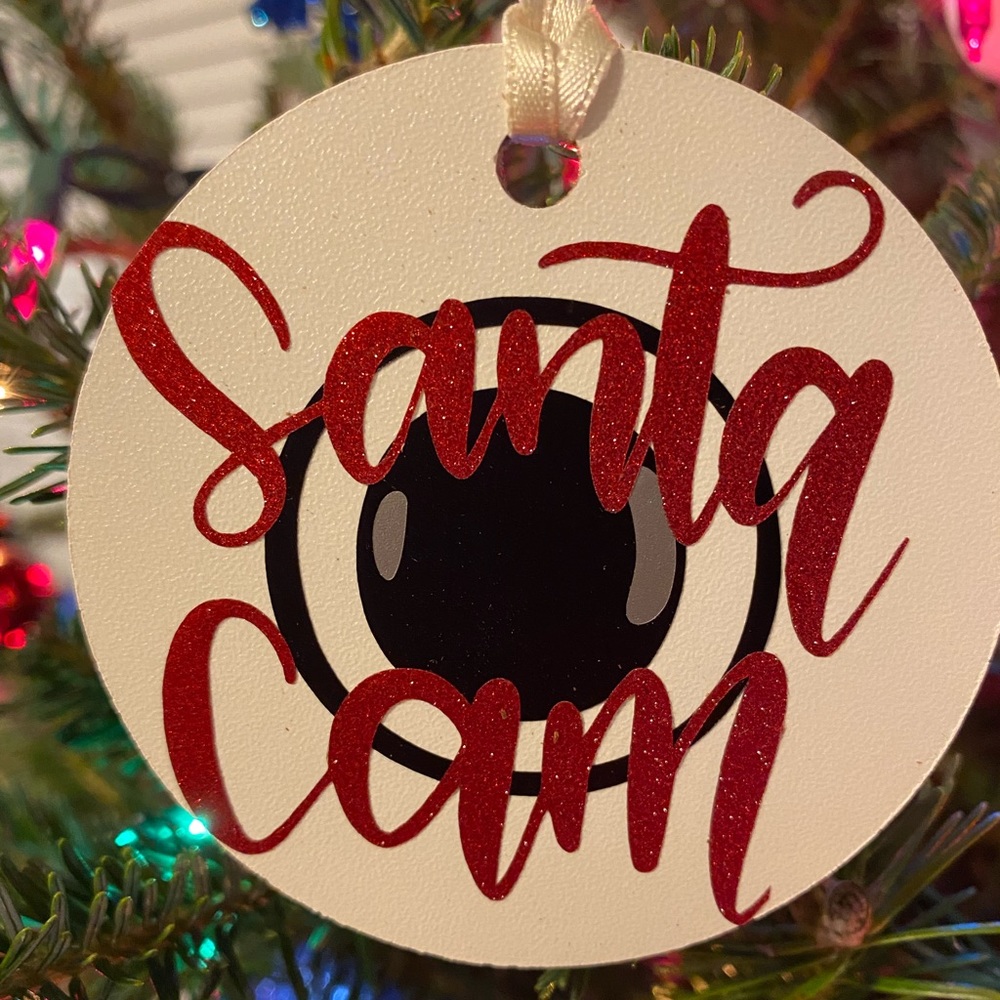 Santa Cam or Elf Cam ornament